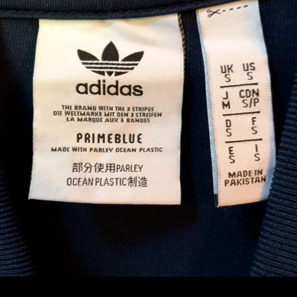 Adidas Superstar SST track bomber men jacket three stripes trefoil full zip - Picture 5 of 6